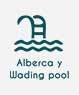 alberca y wading pool